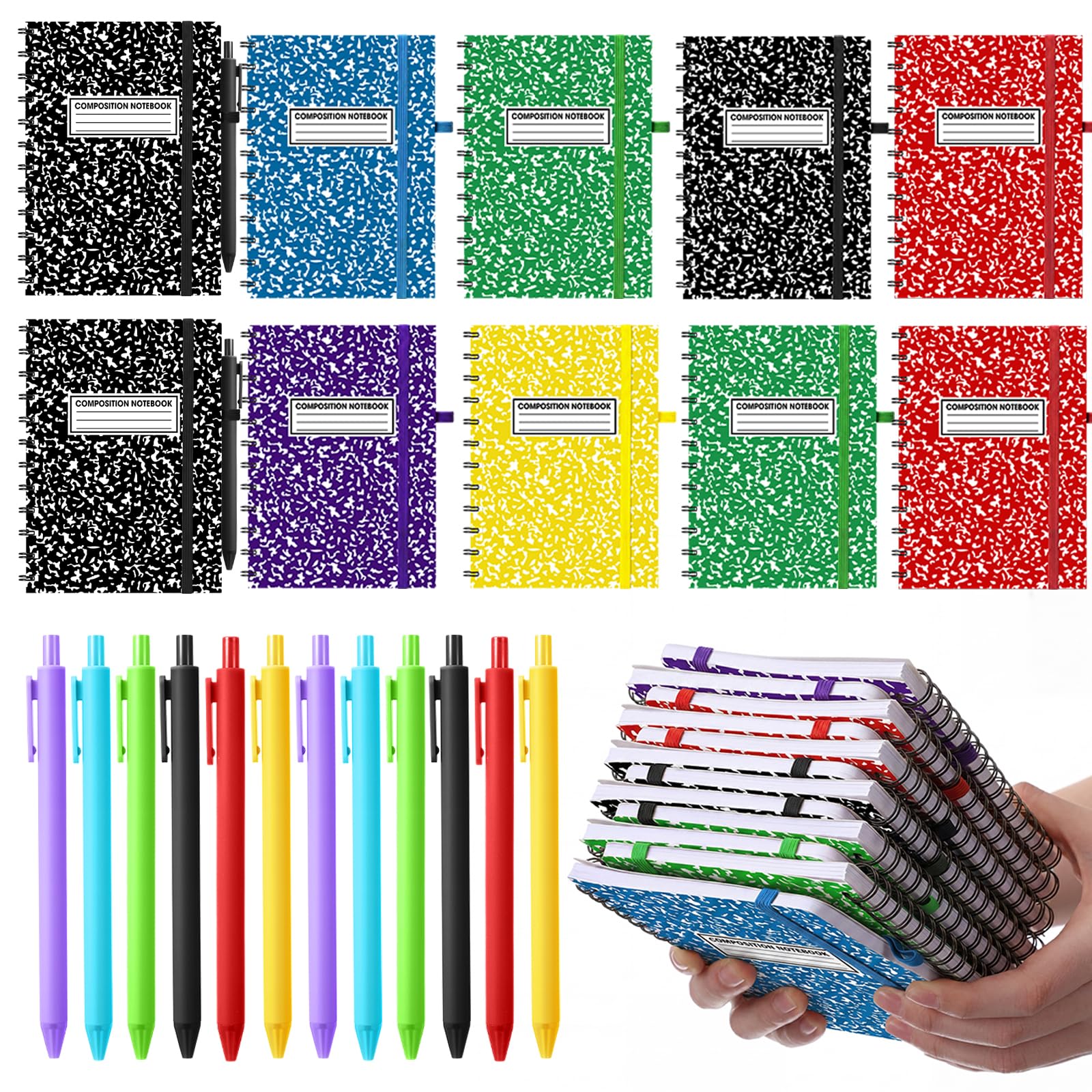 Petits carnets lignés A6 et stylos pour ne plus perdre vos notes de bureau - 7