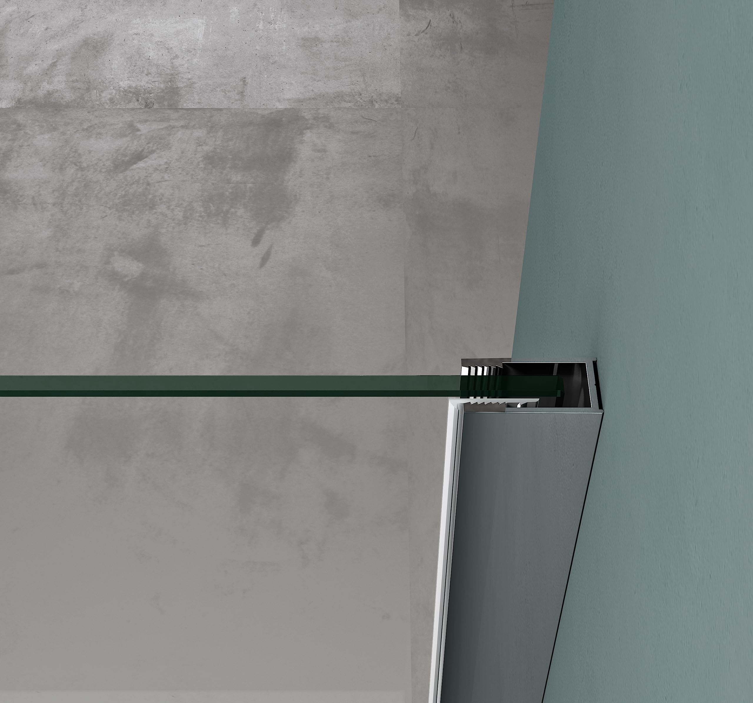 Mai & Mai Duschkabine Eckeinstieg 90x90x195 cm | Duschabtrennung mit Hebe-Senk-Mechanismus 8mm ESG-Sicherheitsglas Nano-Beschichtung Klarglas Rav36-Plus