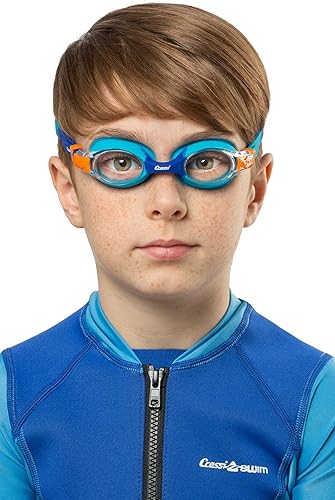 Miniatura 2 de Cressi Gafas de natación coloridas para niños y niñas de 4 a 8 años de edad, delfín 2.0, estrellas de mar y caballito de mar diseñadas en Italia