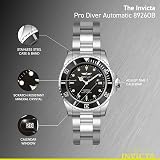 Invicta Pro Diver Edelstahl Herren Automatikuhr - 40mm - 4