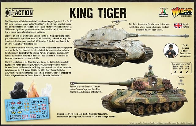 Foto 7 de 7 de Warlord Games Bolt Action 2 King Tiger - EN