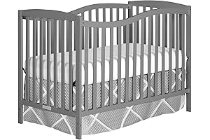 Chelsea 5-in-1 Convertible Crib, Steel Grey: The Perfect Bed for Your Baby Boy
