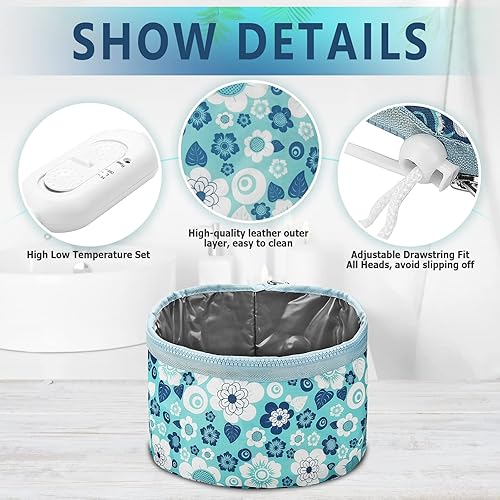 Miniatura 2 de Gorra de vapor para el cabello gorra eléctrica para el cuidado del cabello gorro térmico para el cabello spa y tratamiento térmico  Gorro de spa de