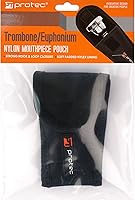 Vista 7 de Protec Boquilla de trombón/eufonio bolsa acolchada de nailon con cierre seguro de gancho y bucle, modelo A204