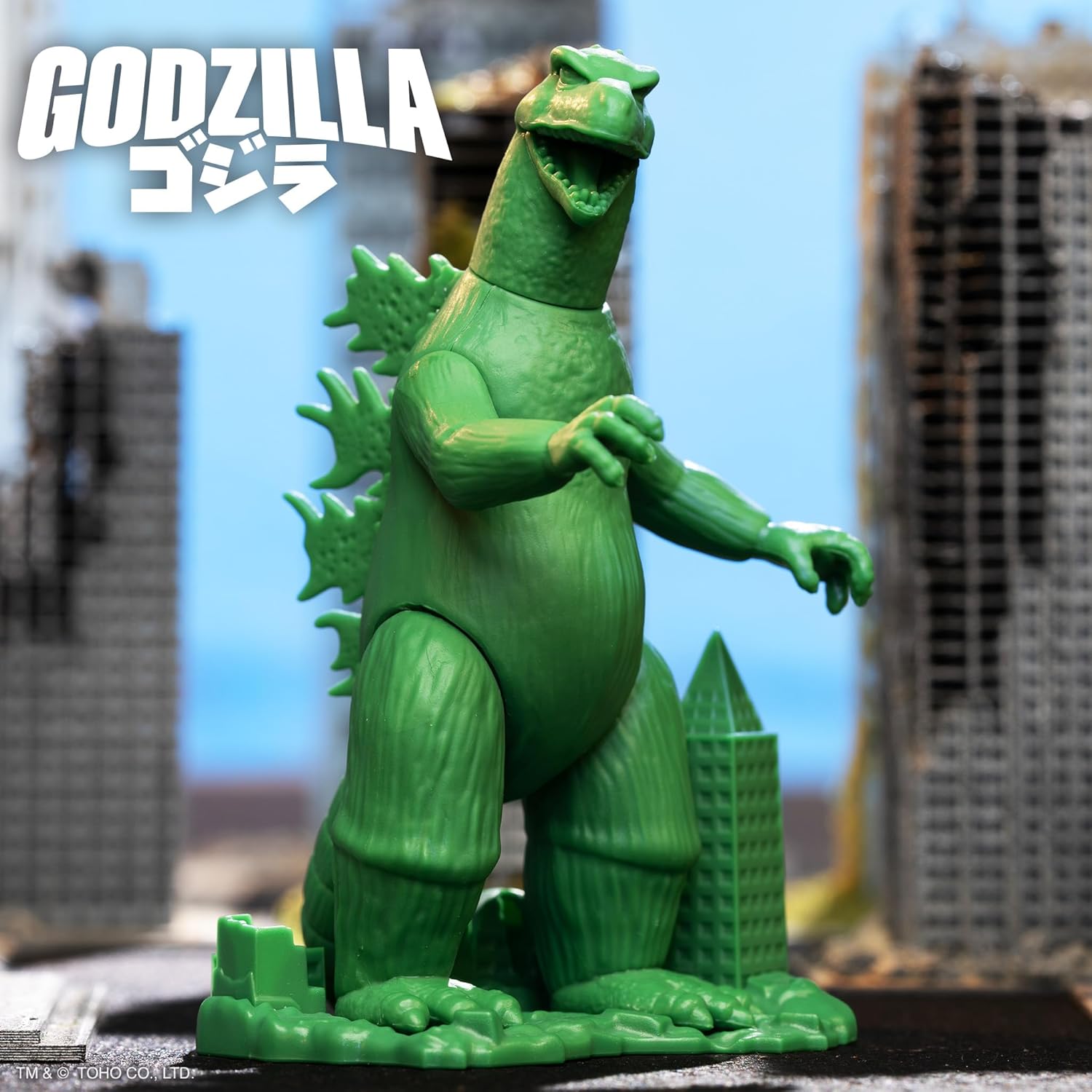 Super7 Toho Godzilla (Model Kit in Box) - 3.75" Toho Godzilla Action Figure Classic Movie Collectibles and Retro Toys