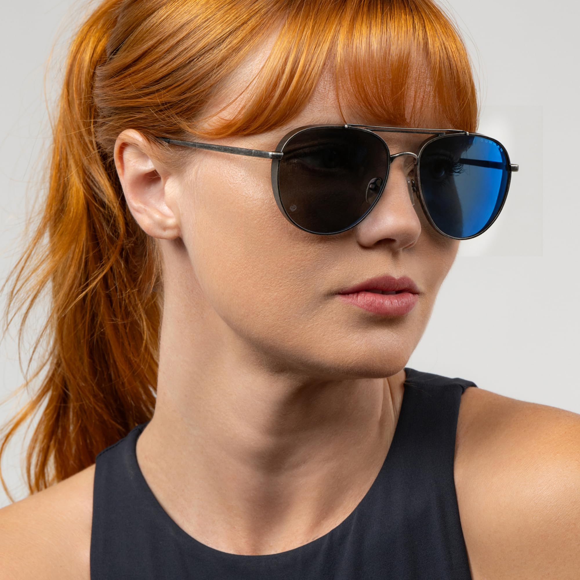 Gunnar x Fallout Brille - Brotherhood of Steel - Gunmetal - Sun | Computer-/Gaming-Brille - Fallout Brotherhood of Steel - Gunmetal - Sun - 90 % Blaulicht- & 100 % UV-Schutz