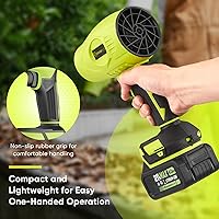 Vista 5 de Limpiador de polvo portátil, soplador de hojas inalámbrico, soplador de mano, sopladores de mano para el cuidado del césped, limpieza del patio