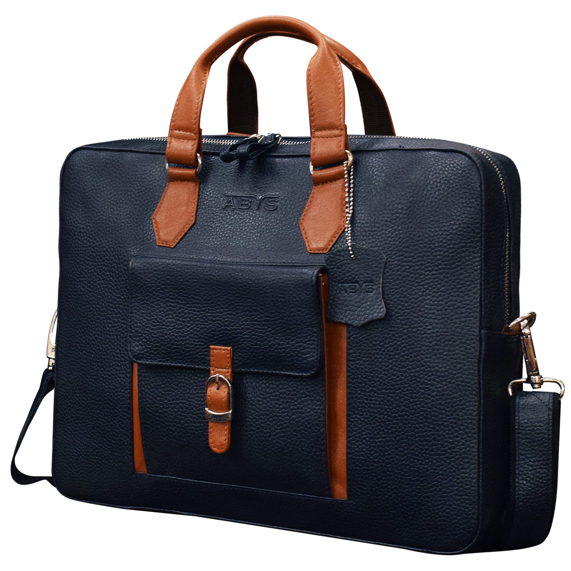 ABYS Genuine Leather 14 Inch Laptop Bag || Messenger Bag || Portfolio Bag For Men (B089WFRHCX) Amazon Price History, Amazon Price Tracker