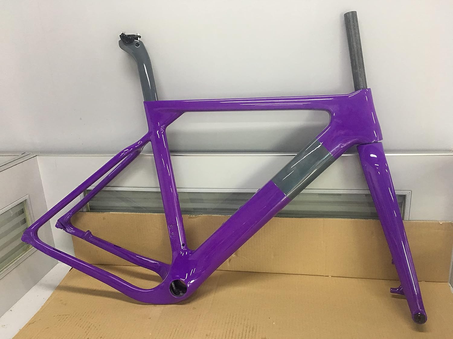 Tideace Post Mount Disc Brake Full Carbon Gravel Bicycle Frame 700x40C Road Racing Bike Carbon Frameset : Sports & Outdoors