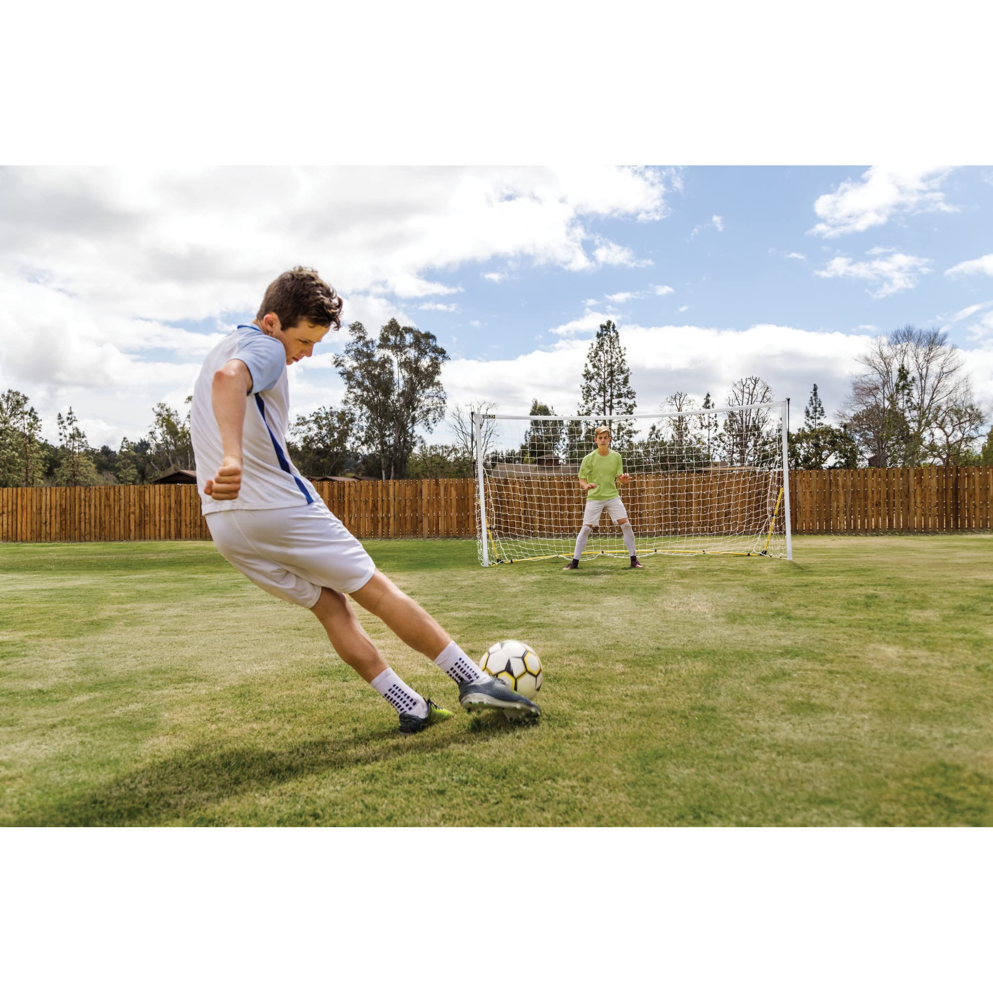 Amazon | スキルズ(SKLZ) サッカーゴール ホワイト/ブラック/イエロー