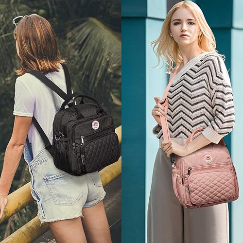 Miniatura 6 de EKERHO Mochila Bolsa de Almuerzo Aislada para MujeresHombres, Bolsa Tote de Almuerzo de 3 Formas de Llevar, Caja Refrigeradora Grande Impermeable