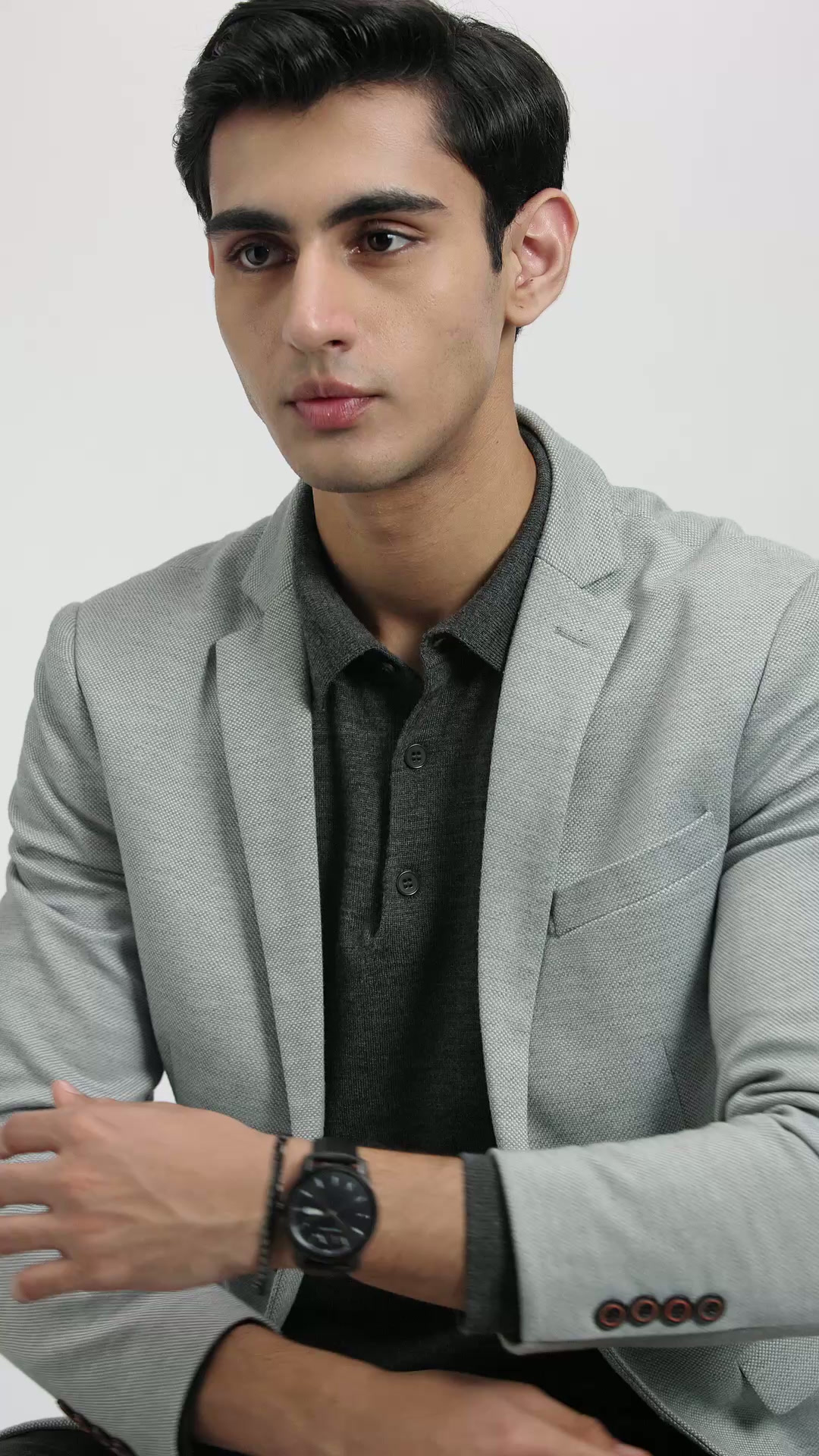 ARMEN サイズ1 Buy Armani Exchange Leather Analog Black Dial Men Watch-Ax7147Set