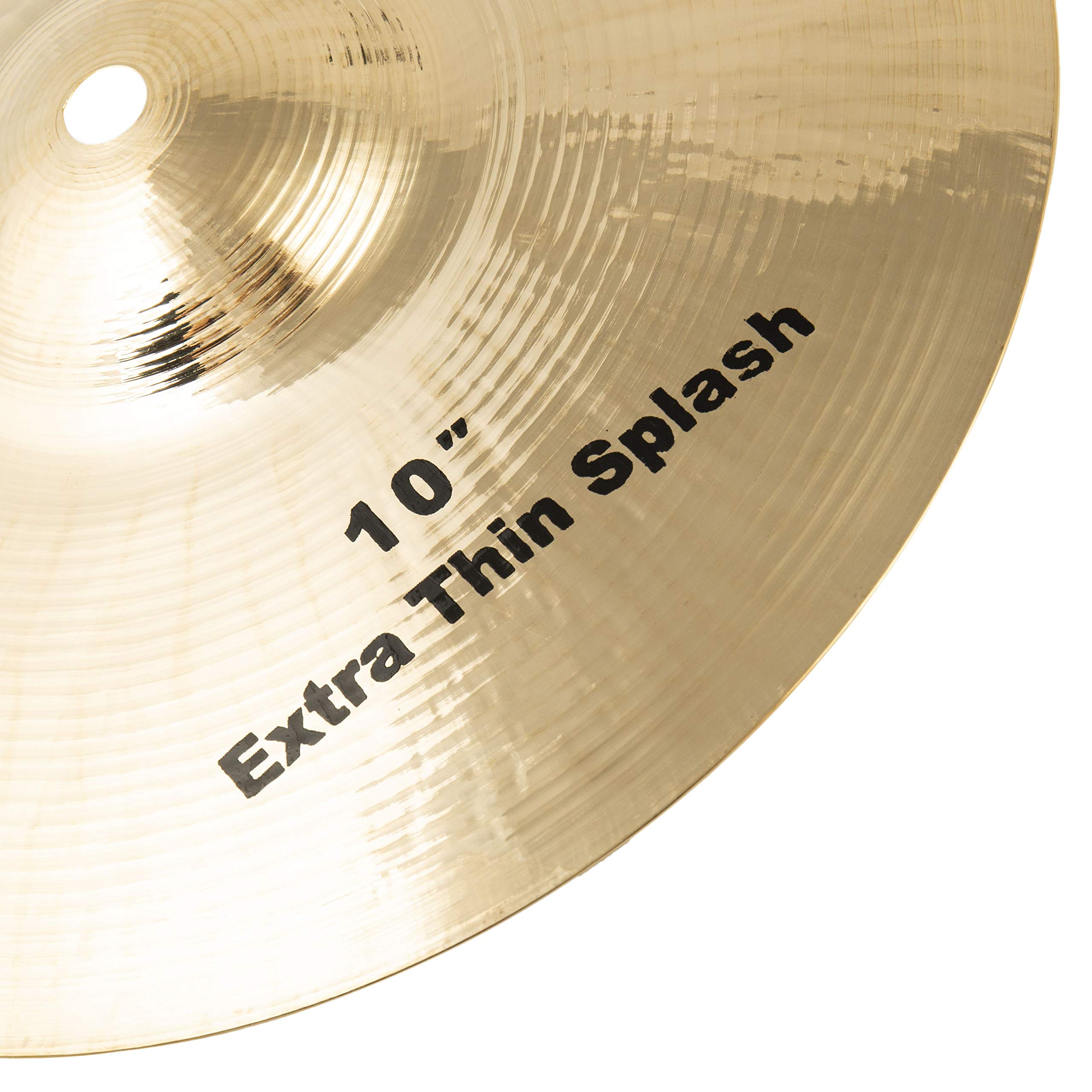 Fame B20 Extra Thin Splash 10" Becken, Handgehämmertes B20 Bronze, Brilliant Finish, Explosiver Attack, Trocken & Definiert, Ideal für Perkussionisten, Cajon-Spieler"