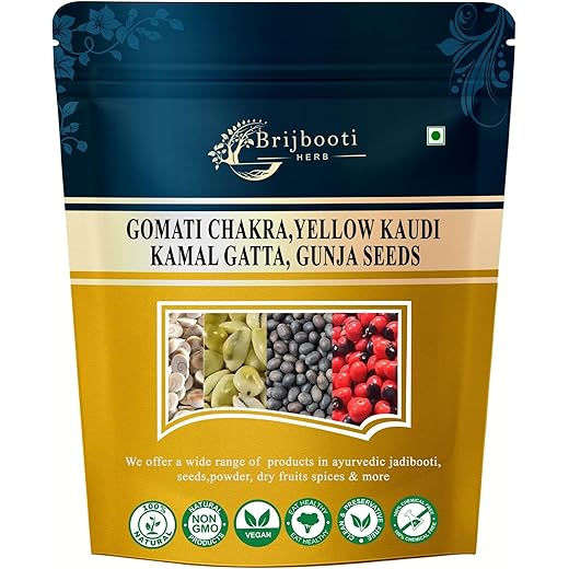 BrijBooti Gomti Chakra & Seeds Combo Pack 11 Pieces