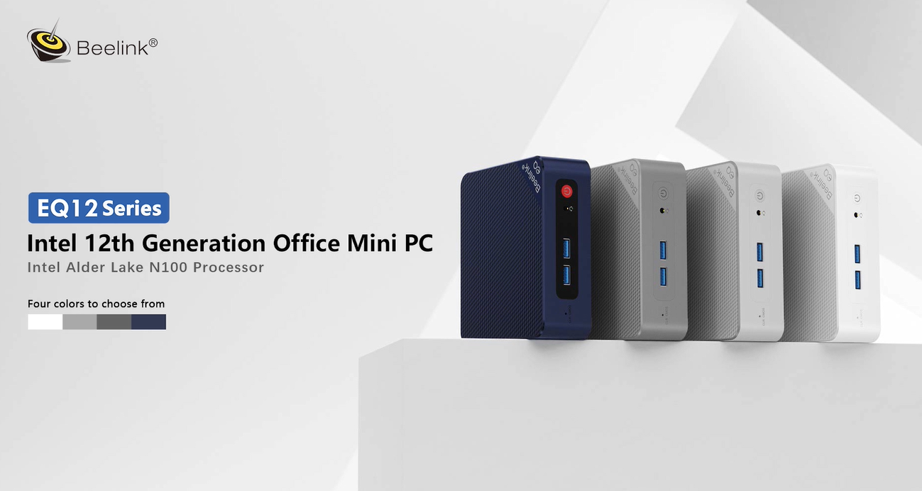 Beelink Mini PC, 12th Gen Intel Alder Lake-N100 Processor , EQ12