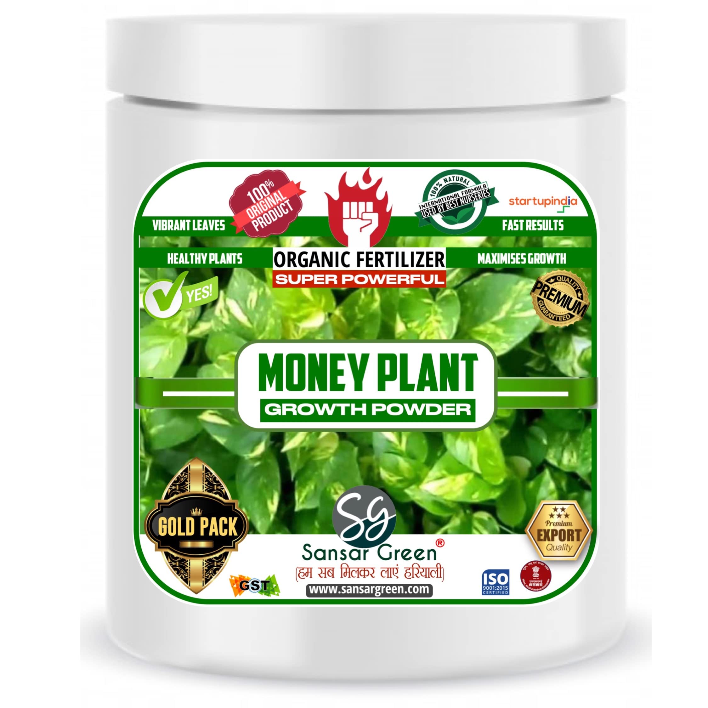 Sansar Green® Money Plant Growth Powder, Premium Essential Super Powerful Organic Fertilizer for the Best Growth of Money Plants, with Charged Micro-organism and ++ Micronutrients (200 gm) (B09H474WN2) Amazon Price History, Amazon Price Tracker