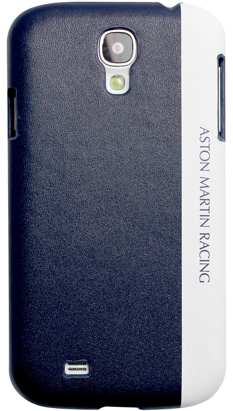 Aston Martin RacingMobile Phone Leather Case - Retail Packaging - Deep Blue/White