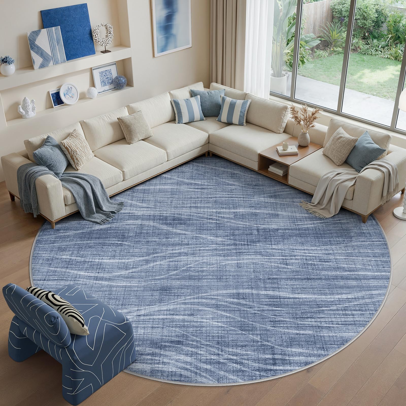 WITSHOCK Wave Striped Rug