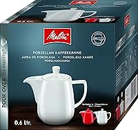 Vista 4 de Melitta Jarra Cafetera Porcelana 0,6 L Blanco