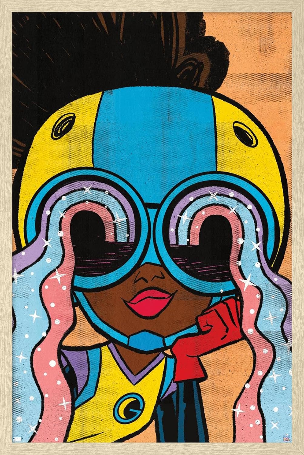 Trends International Marvel's Moon Girl & Devil Dinosaur - Smile Wall Poster, 34L x 22.4W, Premium Unframed Version