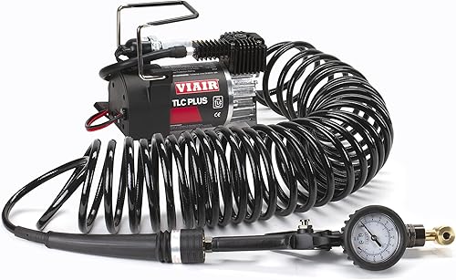 Miniatura 2 de VIAIR TLC PLUS Compresor de aire – Inflador de neumáticos portátil y compacto con 120 PSI – Incluye portabrocas de válvula Presta, pistola de