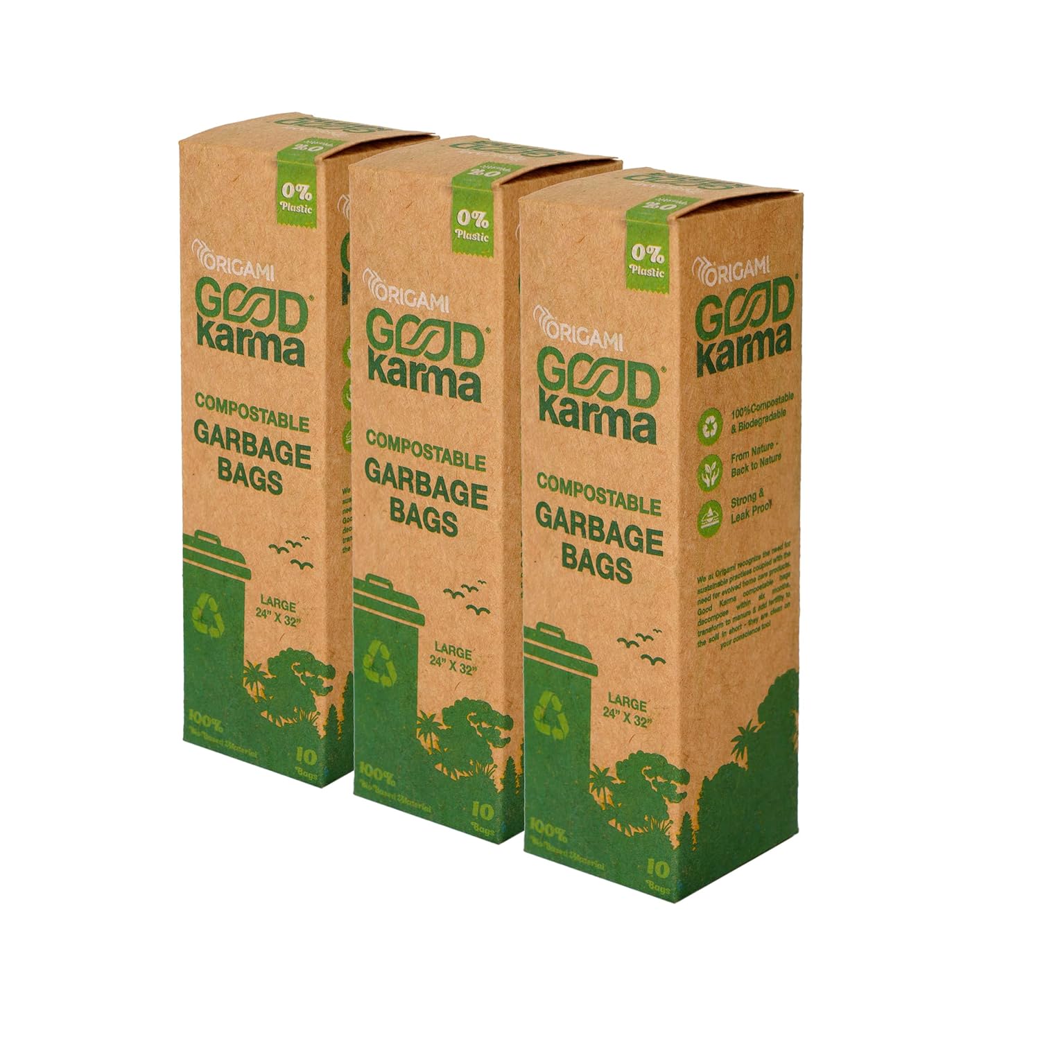 Good Karma Compostable/Biodegradable/Eco Friendly Garbage/Trash/Dustbin