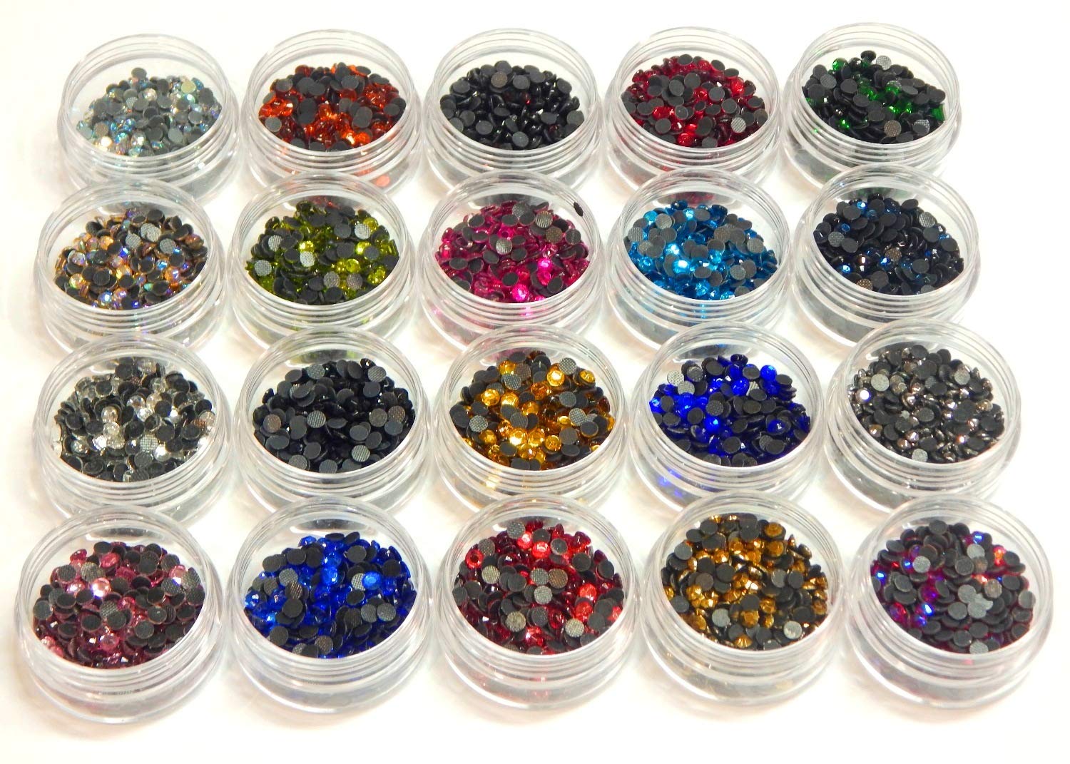 Massive Beads Hotfix Strasssteine Zum Aufbügeln – 6500 Stück, 6 Größen, Mit Pinzette & Pickingstift, Für Kleidung, Schuhe, Nails