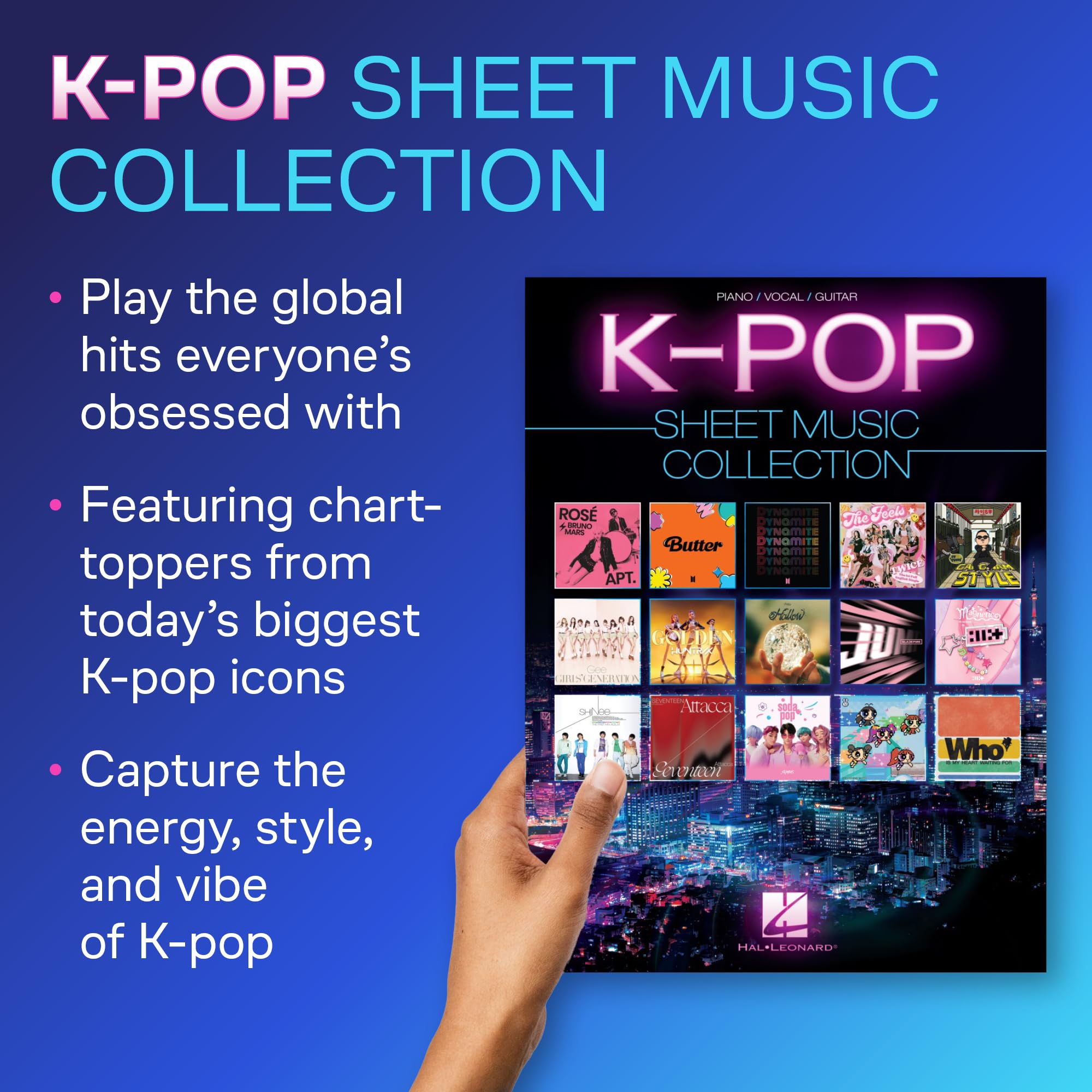 K-Pop Sheet Music Collection. Piano, Voix & Guitare.