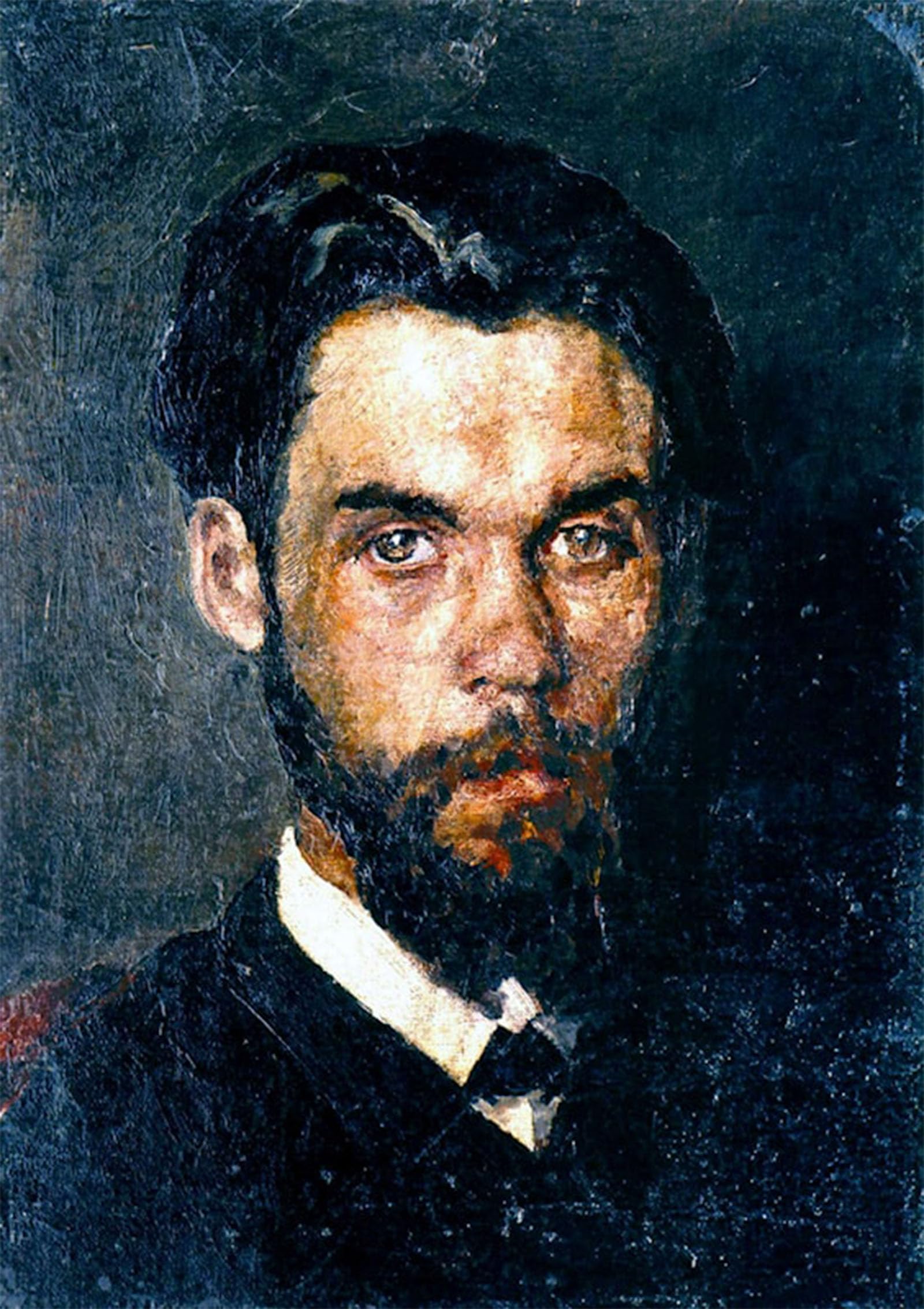 POSTERIIk Vintage Art Print Images Pictures Print Self Portrait by Mykola Pymonenko Modern Colour Posters for Office Home Decor 60x90cm