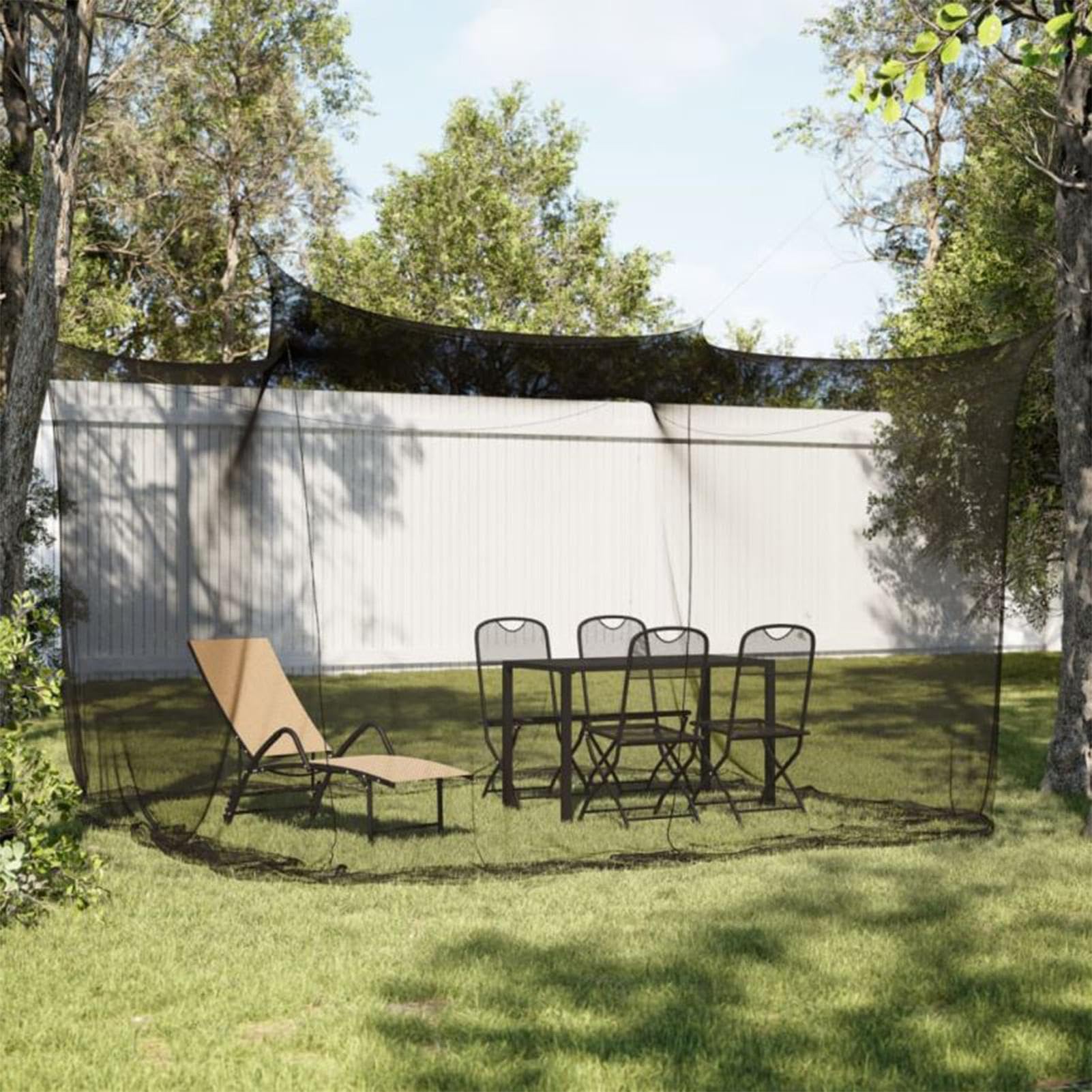 Zanzariera per patio, 300 x 300 x 250 cm, zanzariera per esterni, patio, balcone, cortile, campeggio, pergola, gazebo