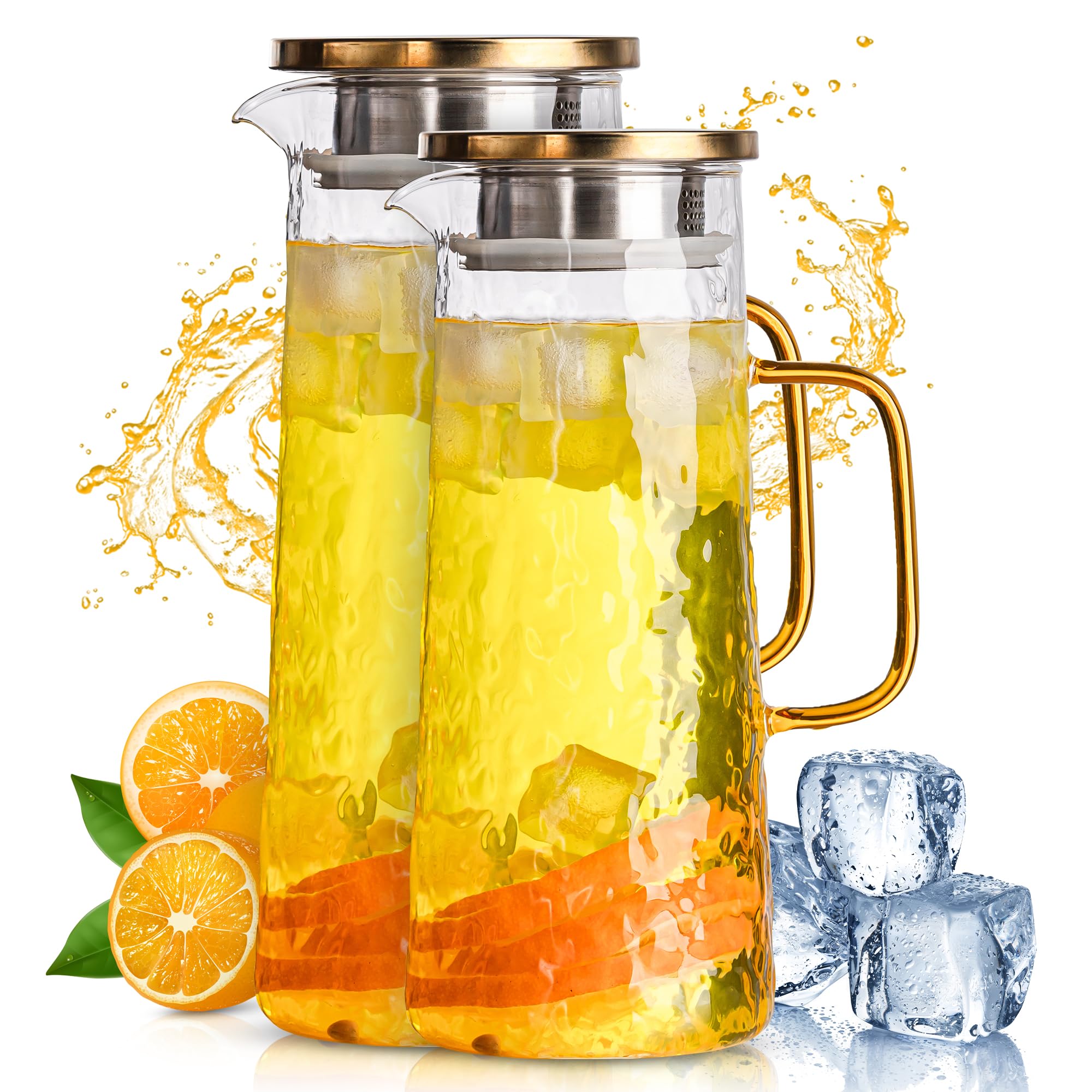 LSR LORESO Glass Pitcher 2-Pack