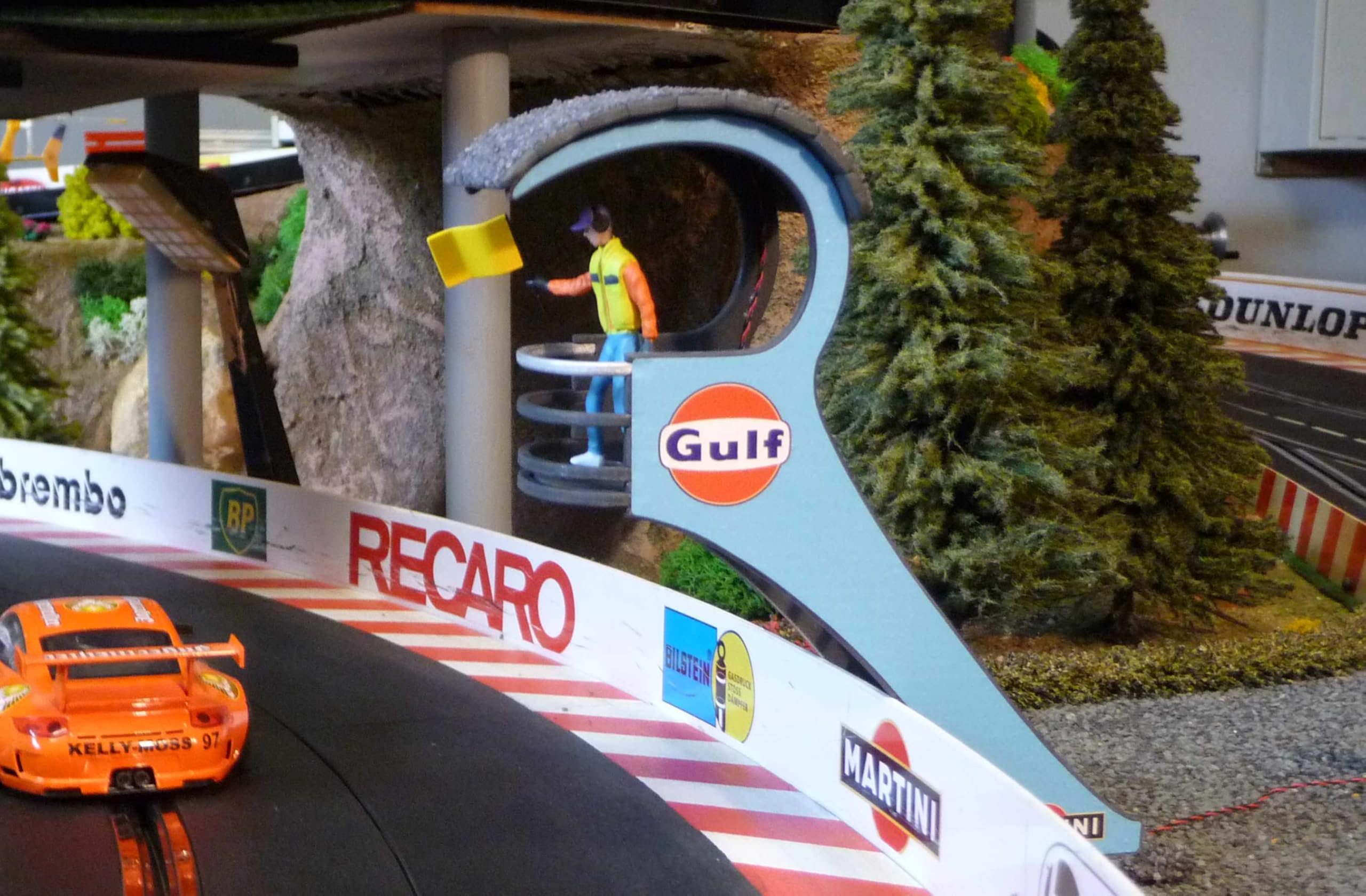 Slotcar STRECKENPOSTEN Stand Maxi TOP Dekoration für Carrera DIGITAL
