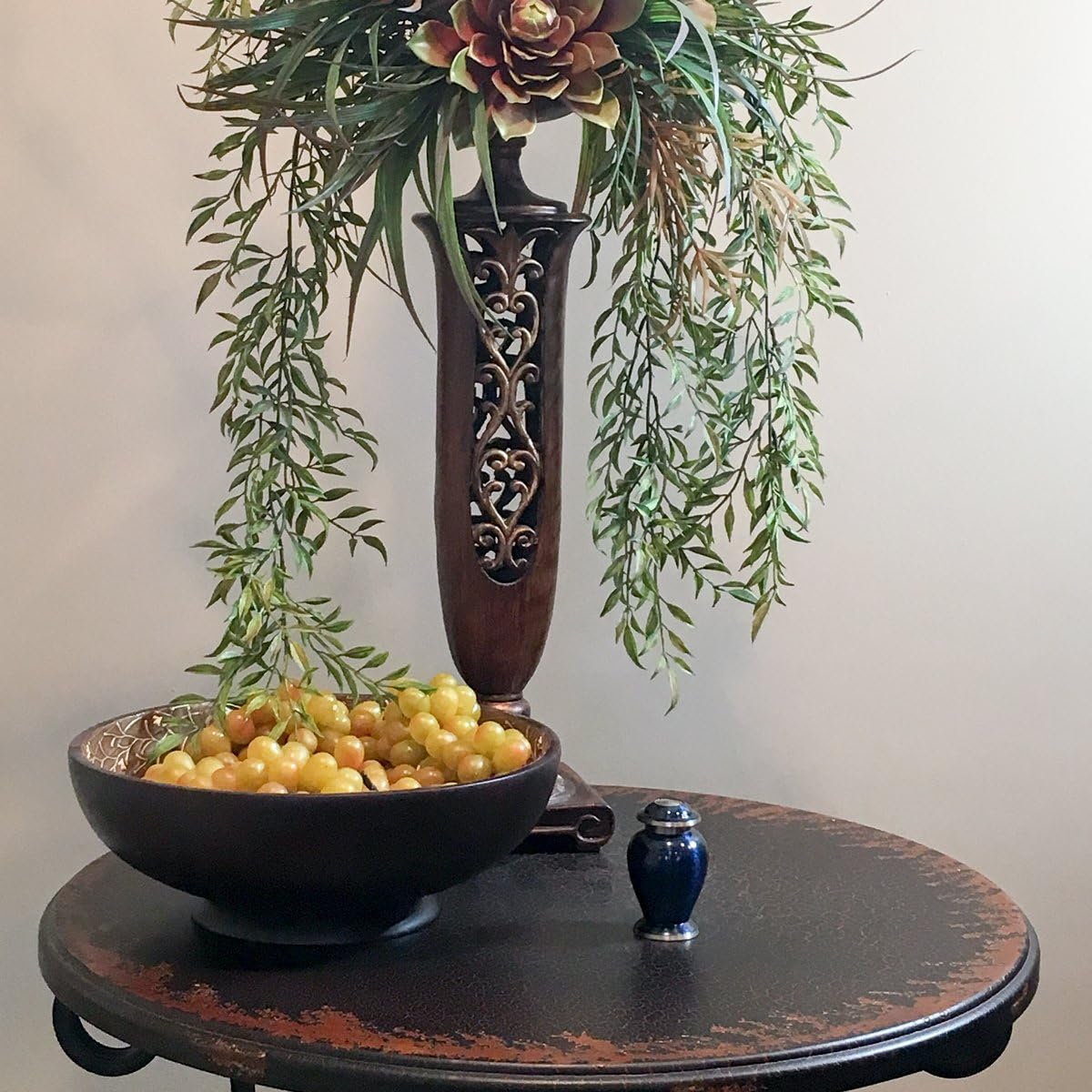Blue Sapphire Cremation Urn for Ashes | Elegant Memorial Urns, Keepsake Size