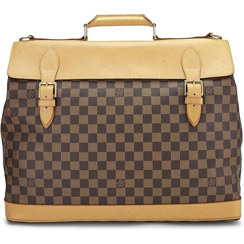 Louis Vuitton, Pre-loved Damier Ebene Canvas Clipper, Brown
