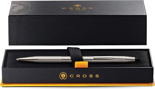 Miniatura 3 de Cross Classic Century - Bolígrafo recargable, punta media, incluye caja de regalo de calidad prémium, microrranurado, gris titanio