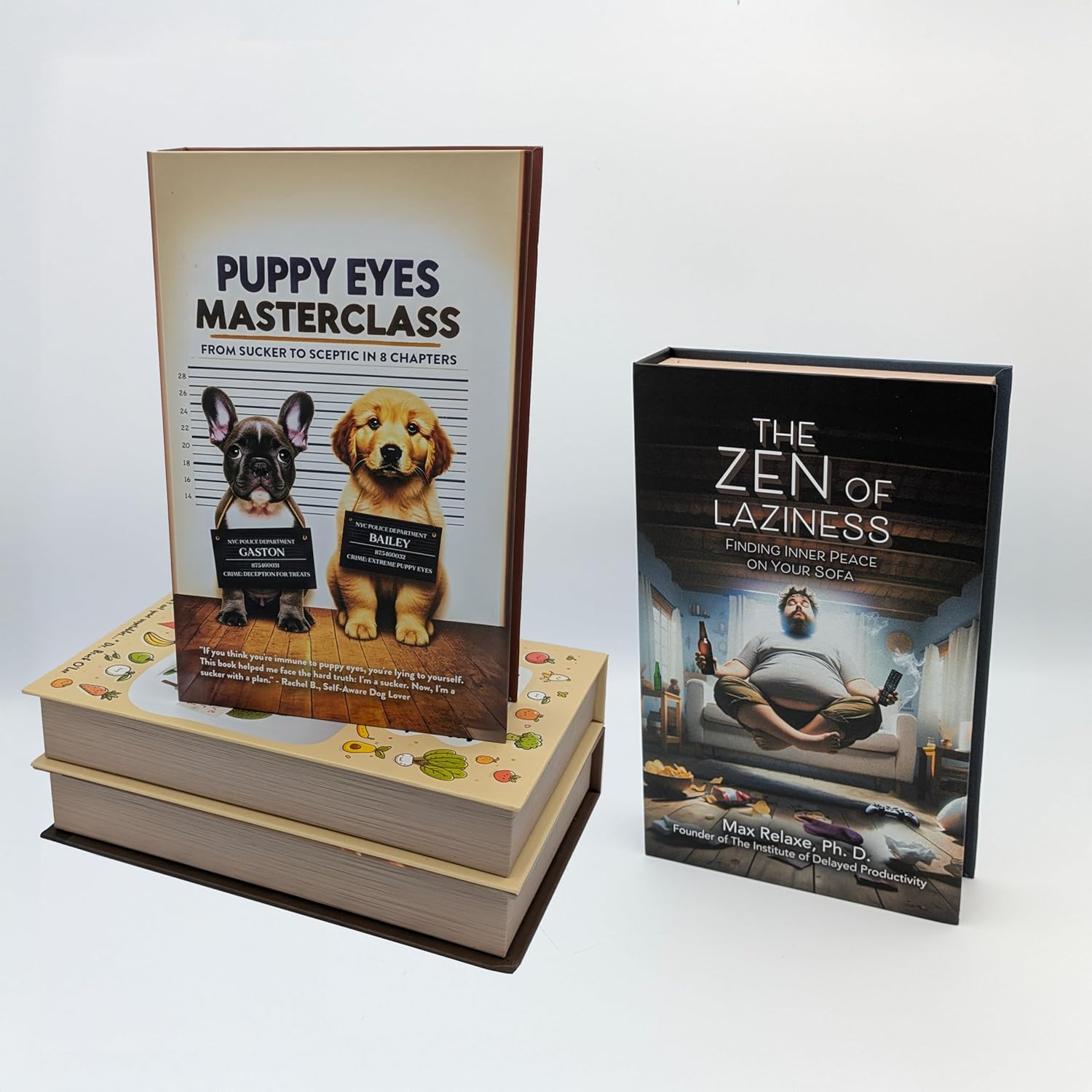 Fake Book Box | Coffee Table Book | Gag Gift (Puppy Eyes Masterclass)