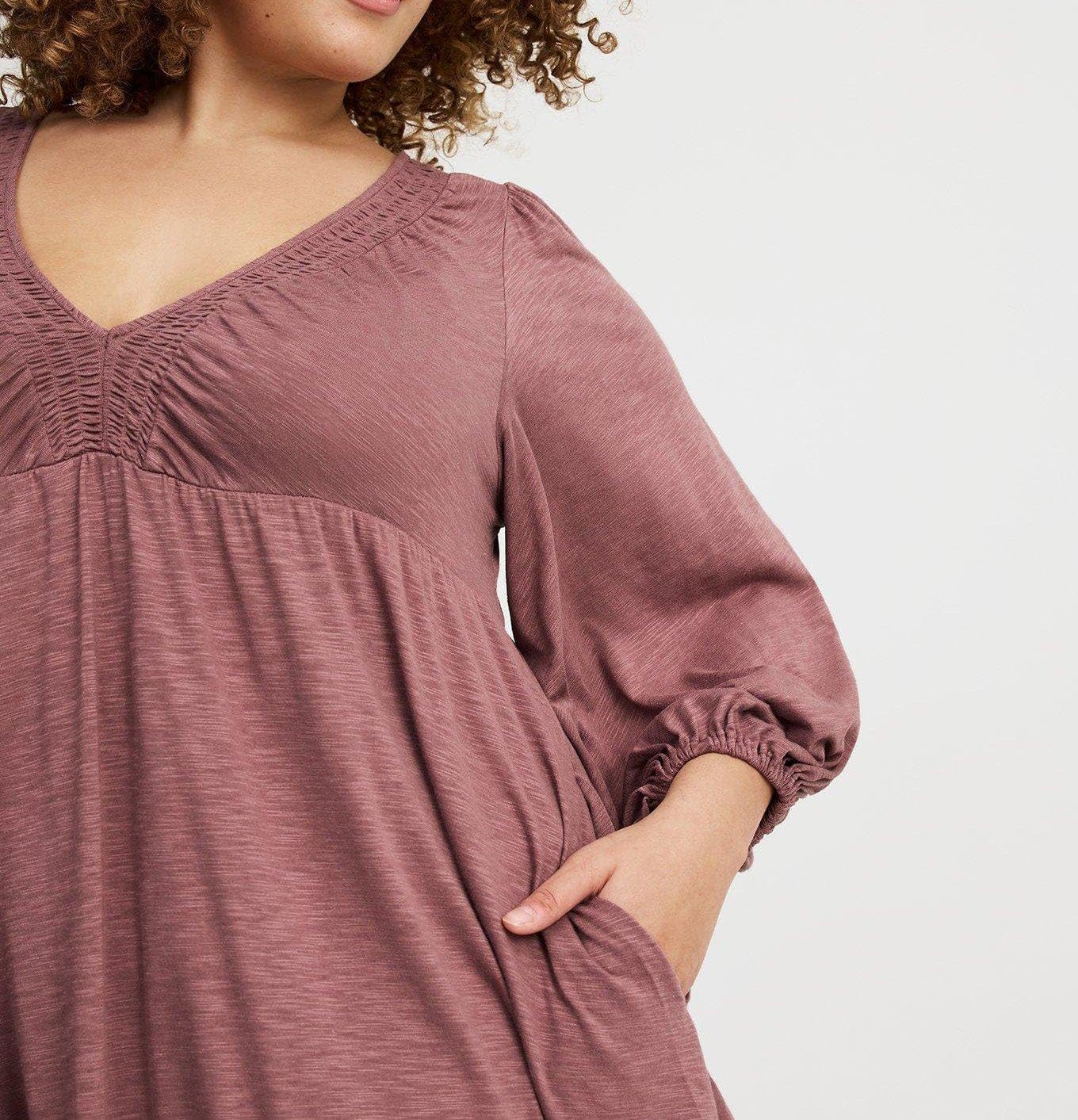 Torrid Women's Plus Size Deep V-Neck Mini Dress