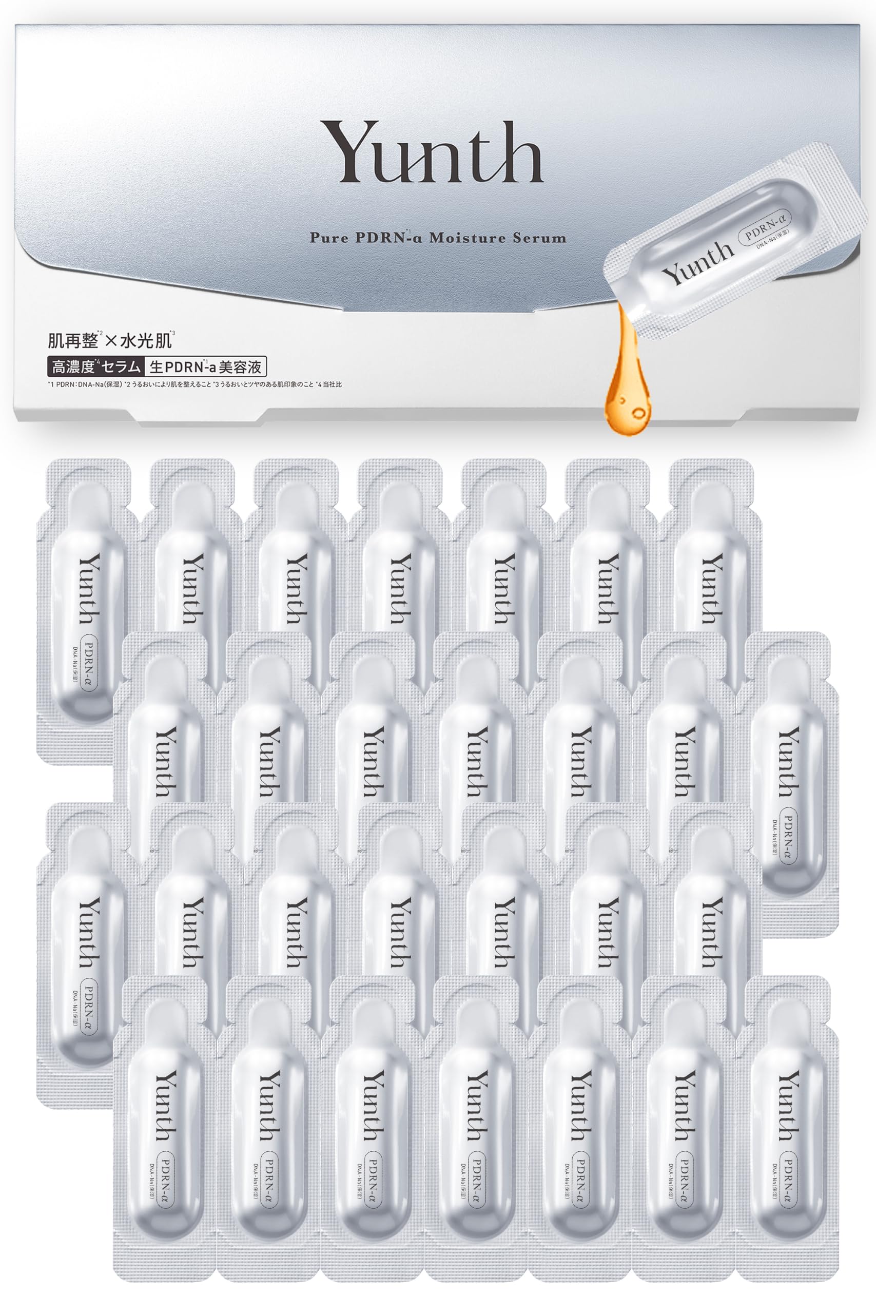 Amazon.co.jp: Yunth Raw PDRN x 1, Beauty Serum, 28-Day Supply
