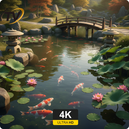 Zen Water Garden 4K