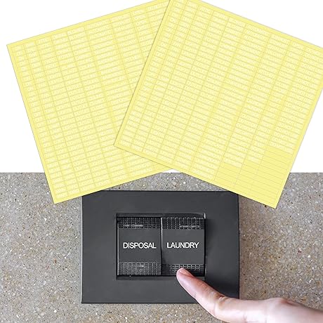 White Vinyl Light Switch Labels: Essential Home Improvement for Clarity and Organization