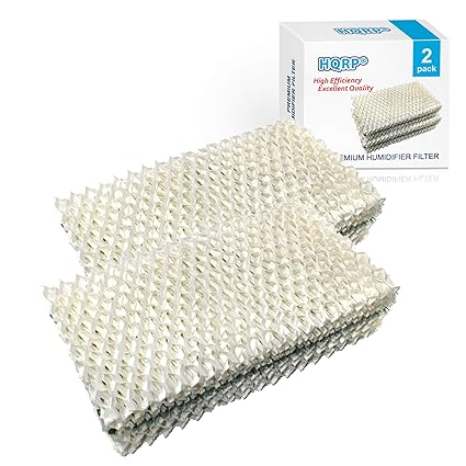 HQRP 2-pack Humidifier Wick Filter for Emerson HD1205 HD12050 HD1211 HD12110 HD12111 HD2412 HD24120 HD24121 MoistAIR + HQRP Coaster