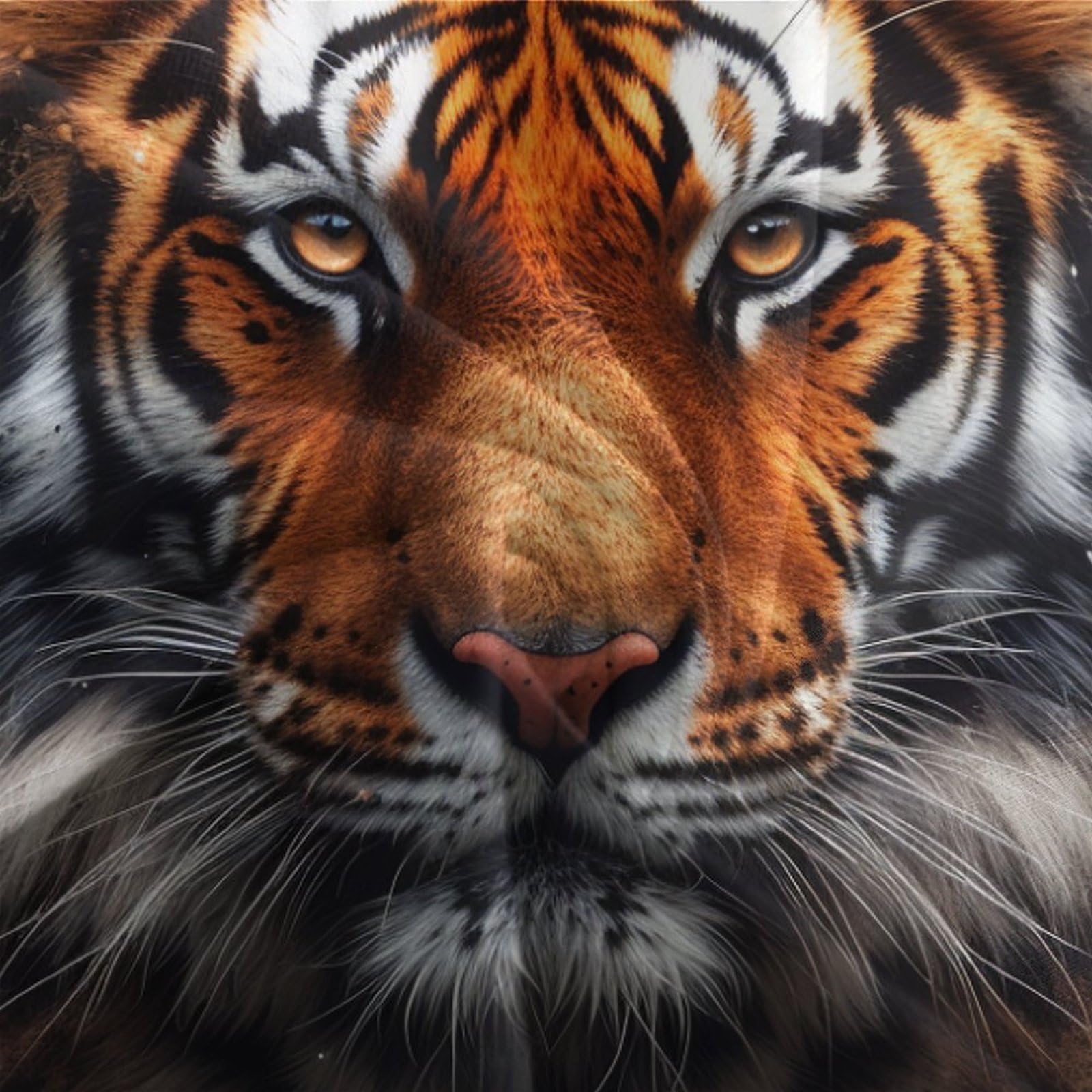 Stampato in 3D tigre Copertina Stampata Microfibra Disegnata Biancheria Da Letto Ipoallergenico Set 3 Pezzi,Double（200x200cm）, Per Ragazzi Adulti