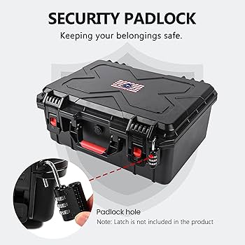 Valigetta Porta Pistola Rigida - Imbottita, Misure 26x20x5cm, Per Custodia Sicura E Trasporto - Foto 5