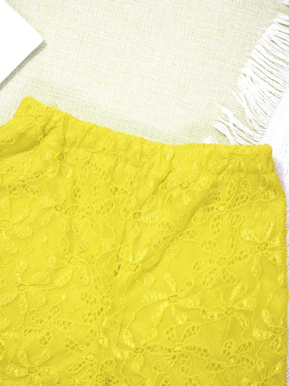 Oyolan Kids Girls Ballet Dance Lace Shorts Gymnastic Athletic Tumbling Bottoms Sports Yoga Shorts Hot Pants