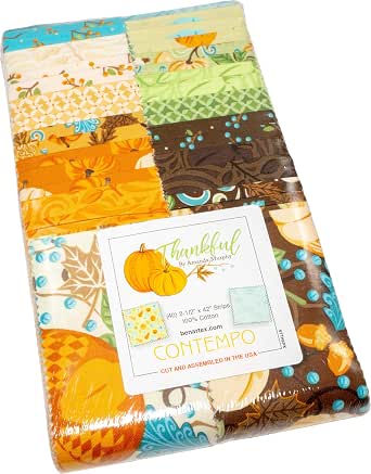 Amazon.com: Amanda Murphy Thankful Strip-Pies 40 2.5-inch Strips Jelly ...