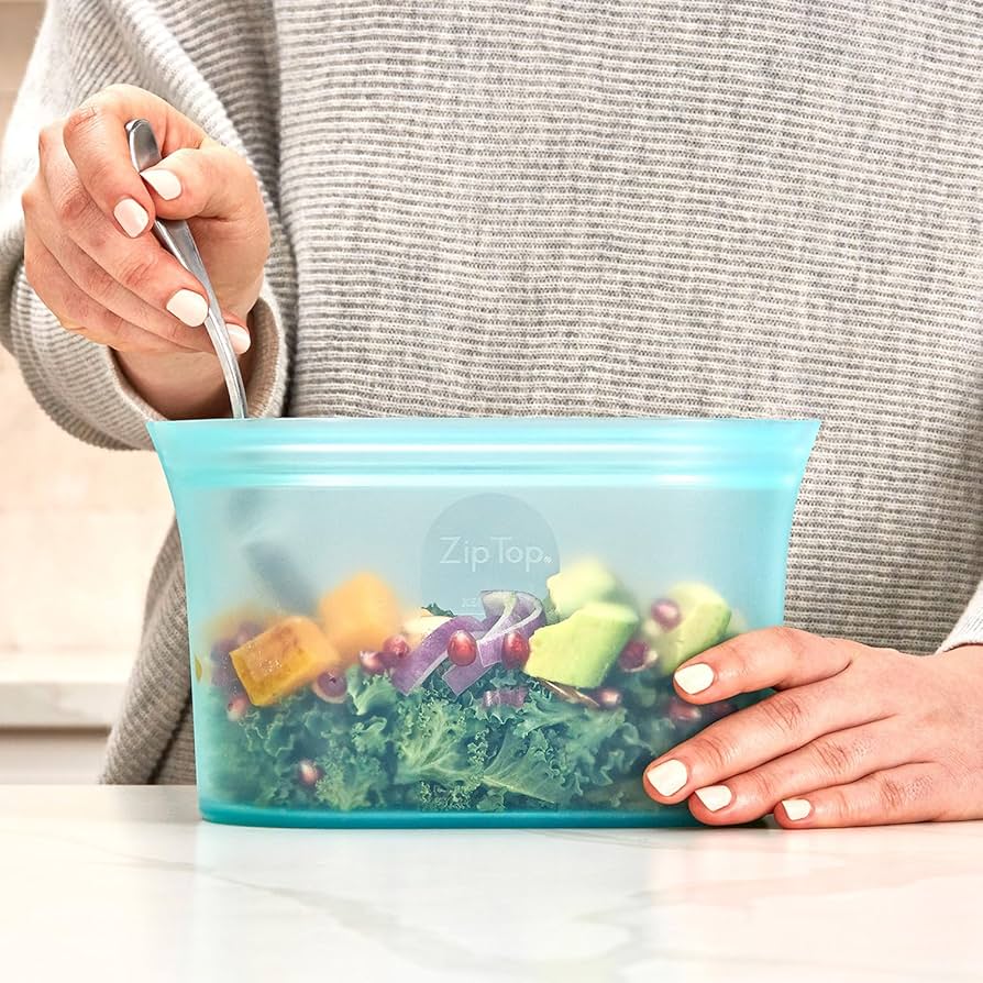 Zip Top 食品保存容器 シリコン　BPAフリー 81ZO2H73MWL._AC_UF894,
