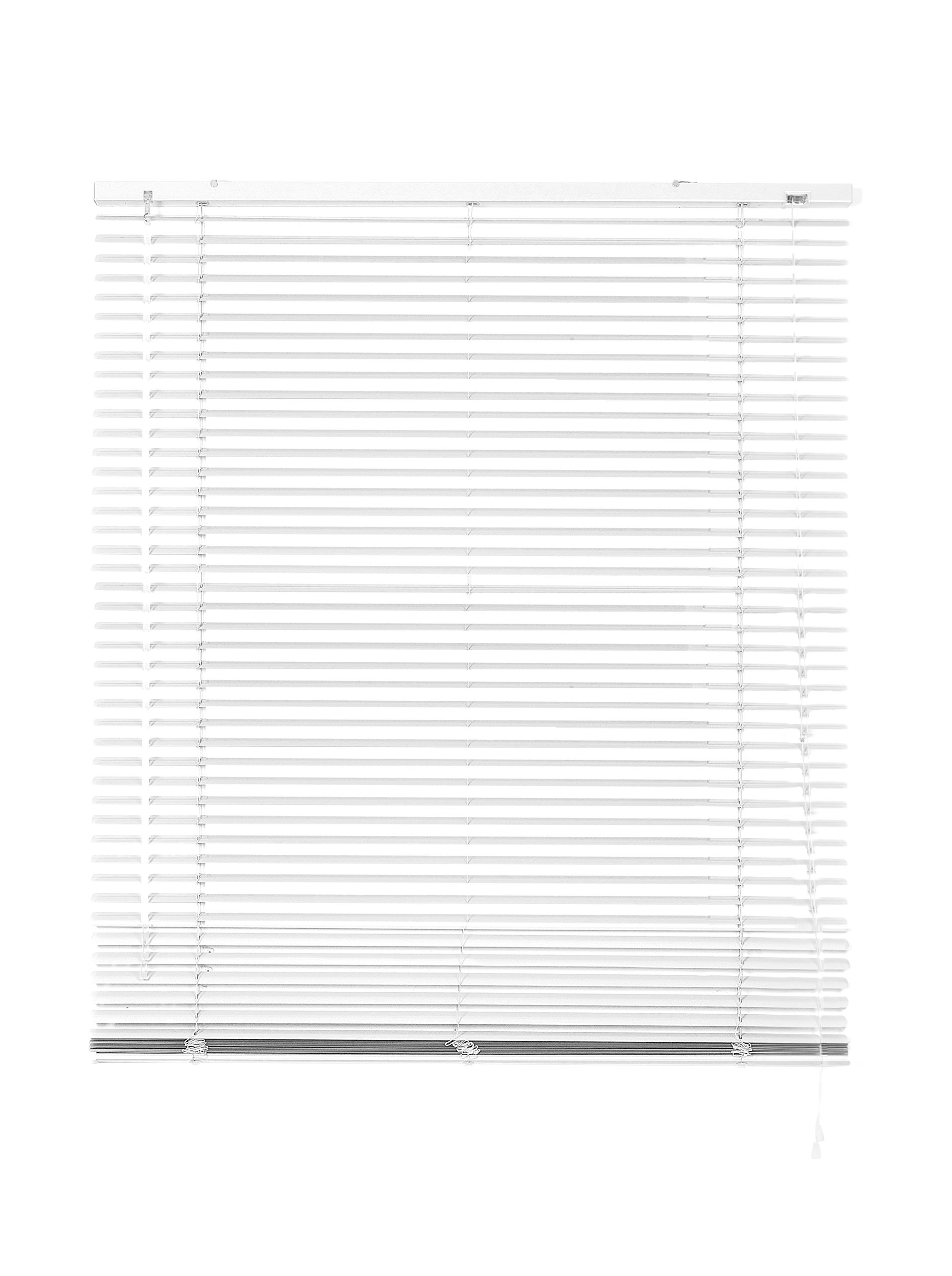 STOR PLANET | Persianas Venecianas de Aluminio Techno, Cortinas con Lamas Verticales, Persianas de Interior para Ventanas y Puertas, Cortinas de Cocina, Baño, Domitorio… | Blanco, 120x250cm