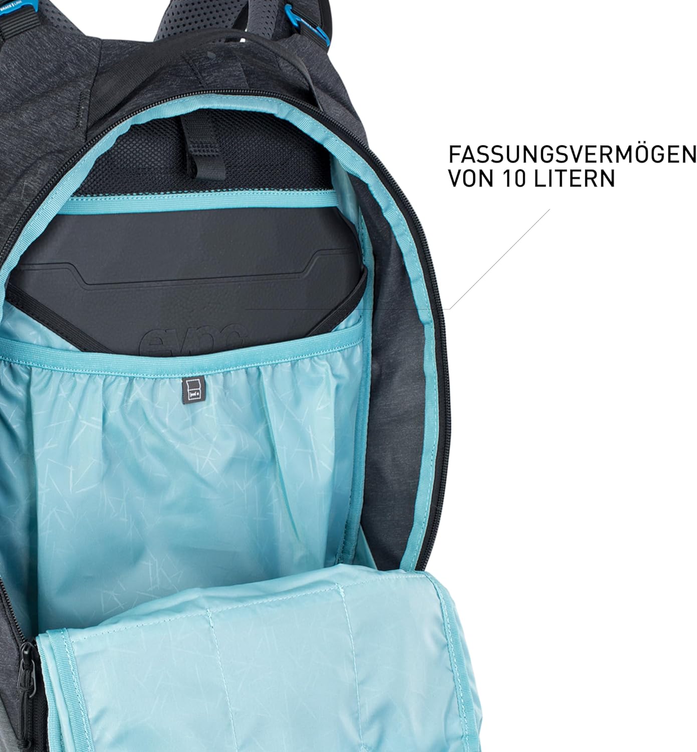 EVOC TRAIL PRO 10l protector backpack for day tours