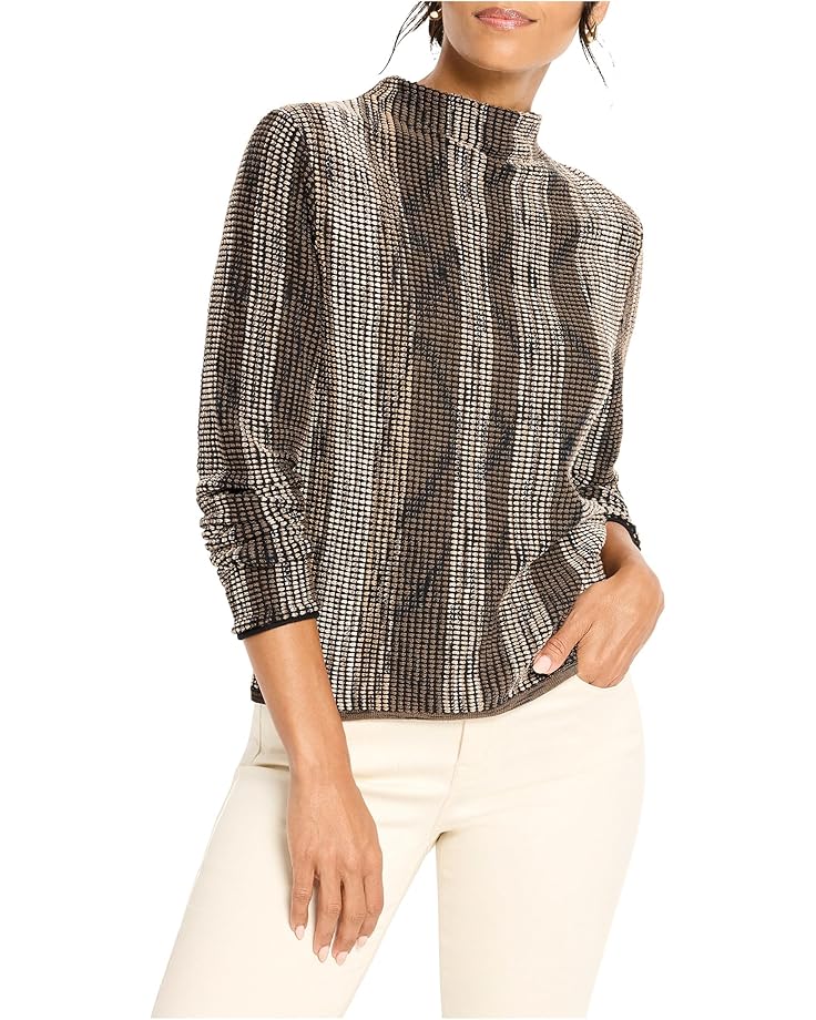 NIC+ZOE Petite Ombre Pixel Knit Sweater - Main View