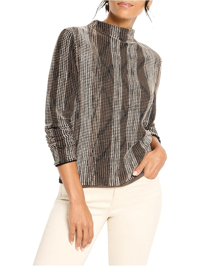 Multi NIC+ZOE Petite Ombre Pixel Knit Sweater